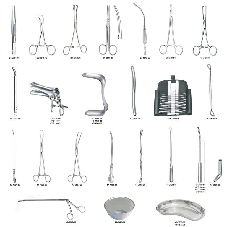 Major D & C Instruments Set Swantia Medical Pakistan